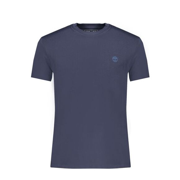 Timberland Blue Cotton Men's Slim-Fit Men's T-Shirt
